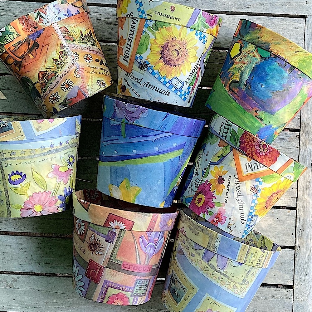 Spring Garden Craft Supplies Pot Home Decor New